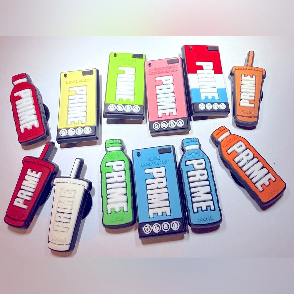 12 Prime Drink  Croc Charms Shoe Charm Jibbit Disney Croc Charms